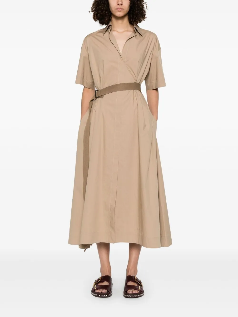 COTTON BELTED DRESS sold by Lord & Taylor product image thumbnail 2
