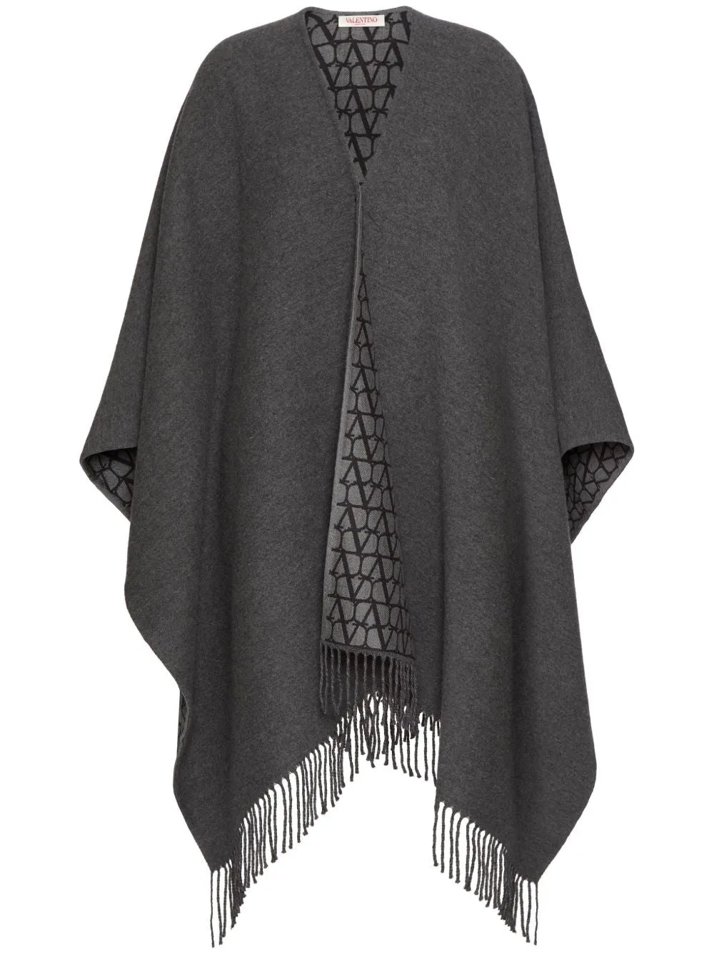 FRINGED DOUBLE PONCHO sold by Lord & Taylor