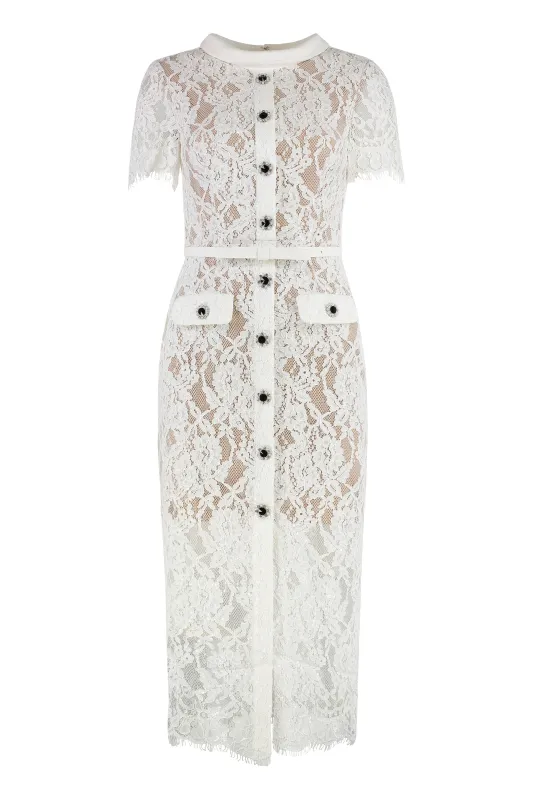 LACE MIDI DRESS sold by Lord & Taylor