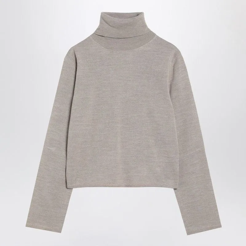 BEIGE WOOL BLEND TURTLENECK SWEATER sold by Lord & Taylor