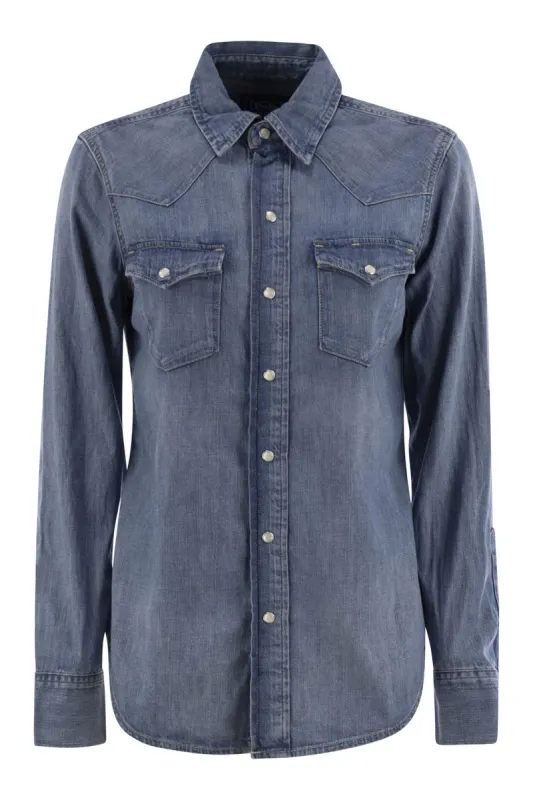 DENIM WESTERN SHIRT sold by Lord & Taylor