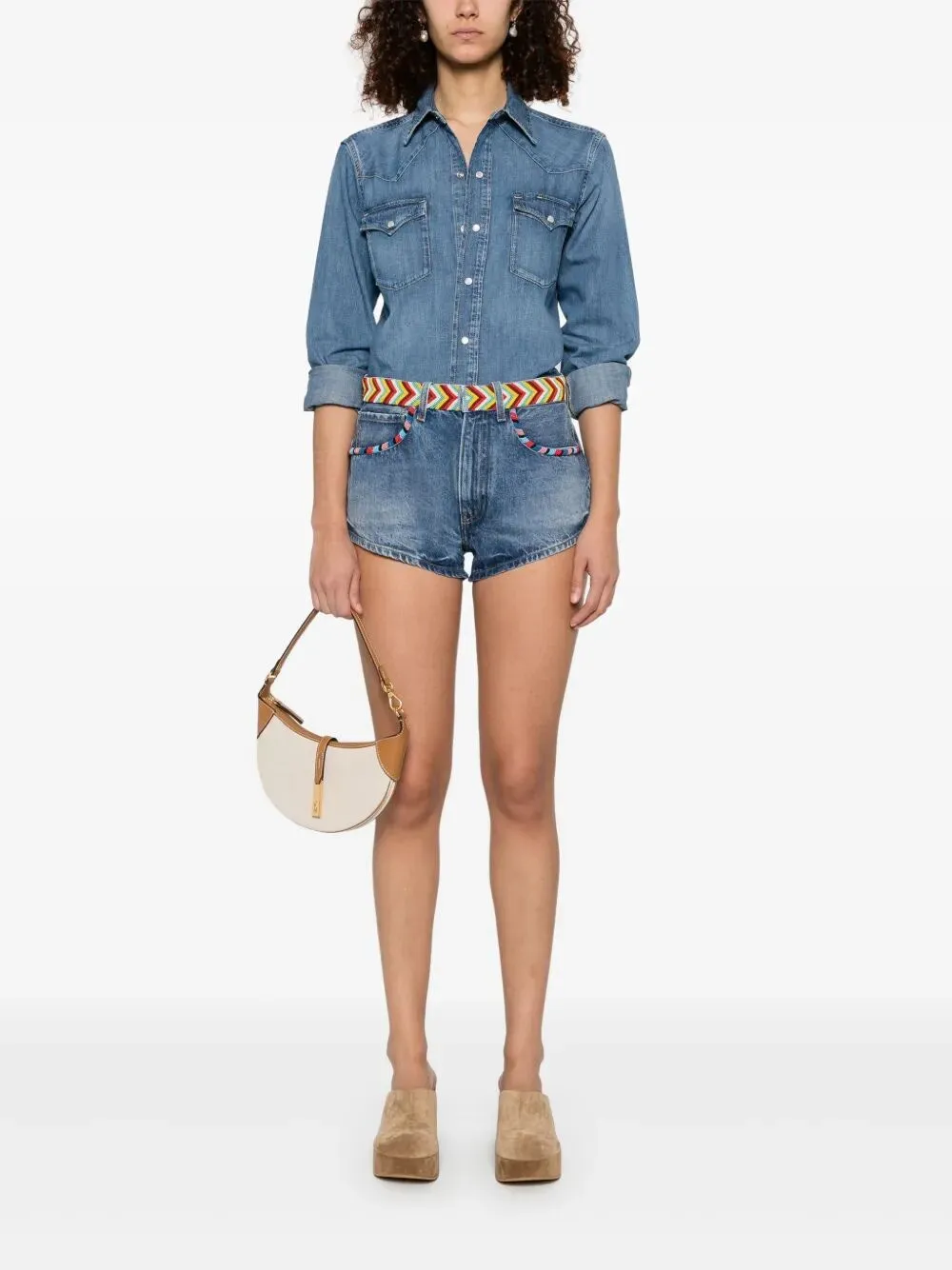 DENIM WESTERN SHIRT sold by Lord & Taylor product image thumbnail 5