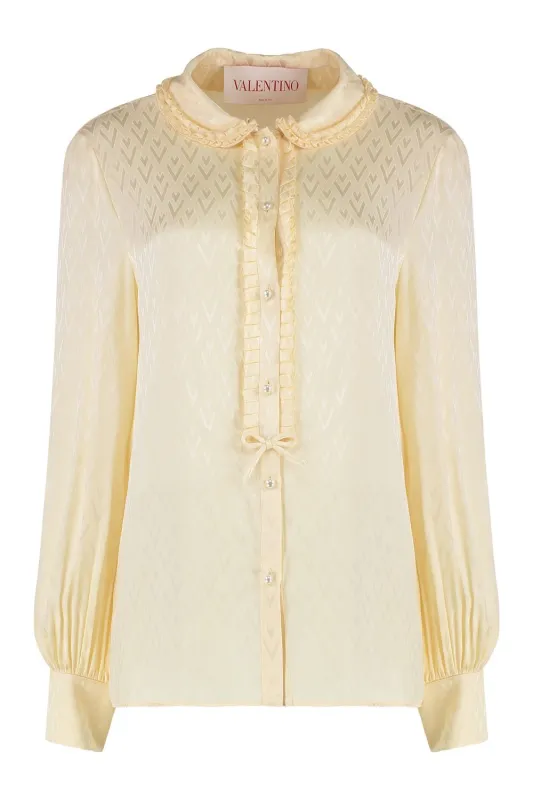 TOUTE LA V SILK SHIRT sold by Lord & Taylor