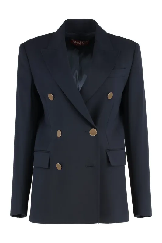 EDICOLA DOUBLE-BREASTED WOOL BLAZER sold by Lord & Taylor