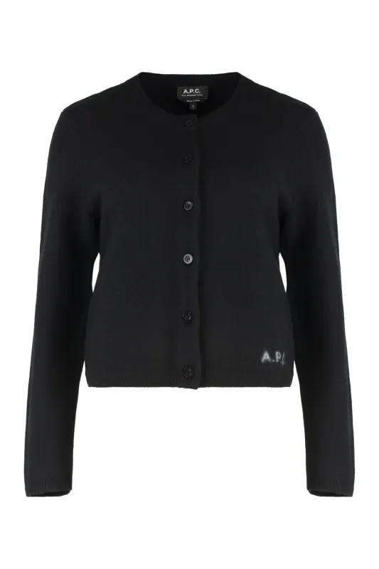 MILA VIRGIN WOOL CARDIGAN sold by Lord & Taylor