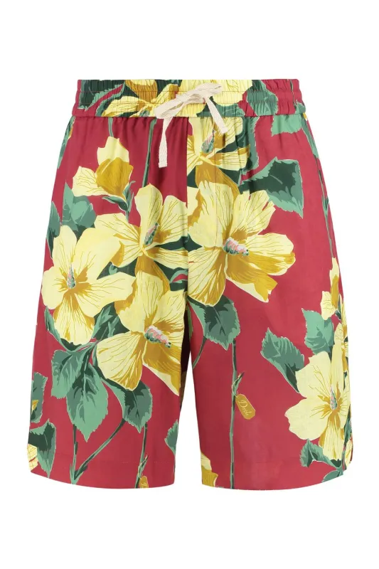 COTTON AND LINEN BERMUDA-SHORTS sold by Lord & Taylor