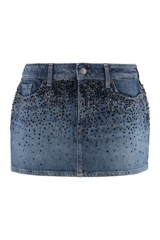 ELENA DENIM MINI SKIRT sold by Lord & Taylor
