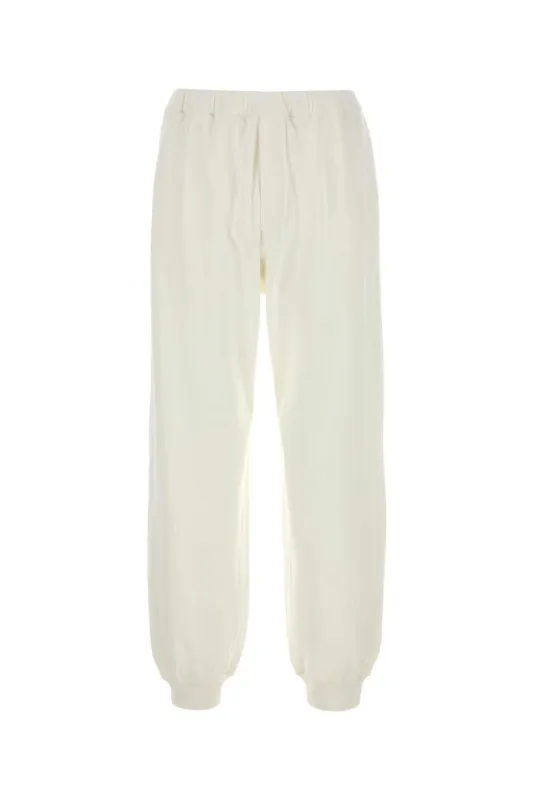 WHITE COTTON AVO JOGGERS sold by Lord & Taylor