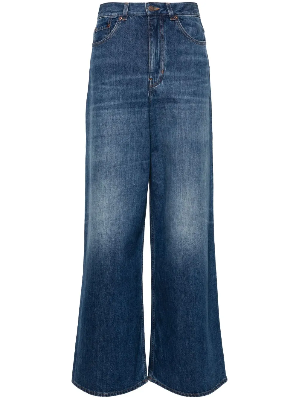 WIDE-LEG DENIM JEANS sold by Lord & Taylor