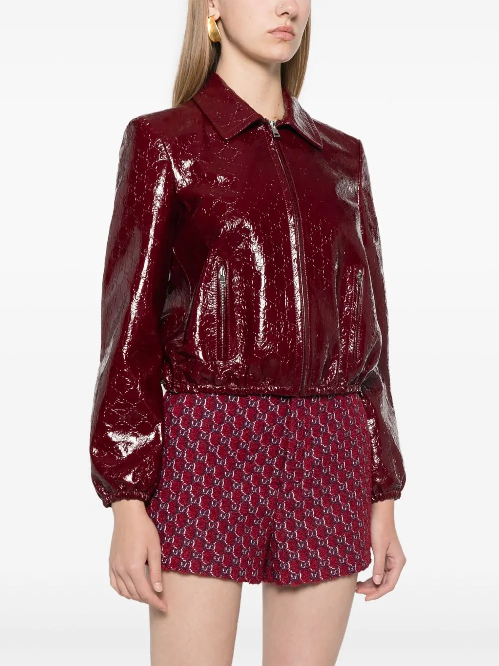 GG LEATHER JACKET sold by Lord & Taylor product image thumbnail 5