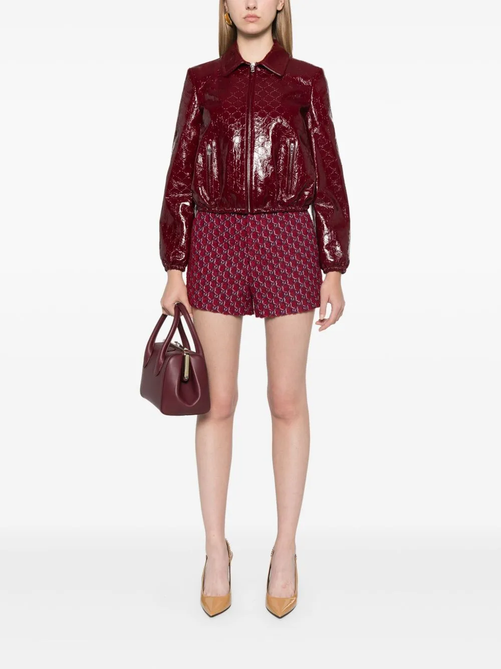 GG LEATHER JACKET sold by Lord & Taylor product image thumbnail 4