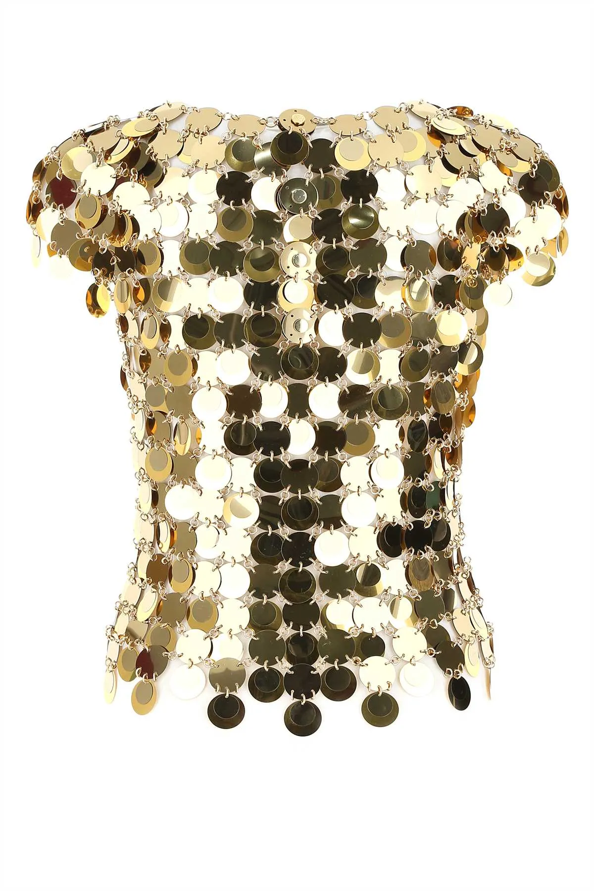 GOLD SEQUINS TOP sold by Lord & Taylor product image thumbnail 2