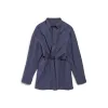 NAVY BLUE POPLIN SHIRT DRESS sold by Lord & Taylor