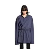 NAVY BLUE POPLIN SHIRT DRESS sold by Lord & Taylor