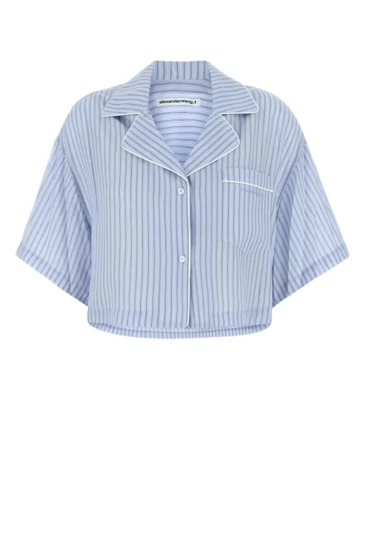 EMBROIDERED LYOCELL SHIRT made by T by Alexander Wang