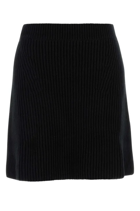 BLACK WOOL MINI SKIRT sold by Lord & Taylor