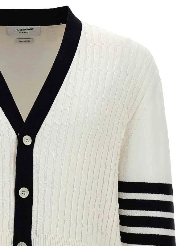WHITE COTTON CARDIGAN sold by Lord & Taylor product image thumbnail 3