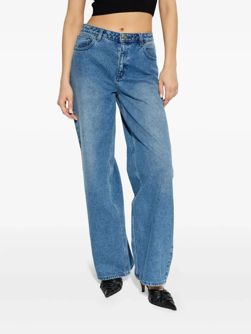 RELAXED WIDE LEG JEAN sold by Lord & Taylor product image thumbnail 3