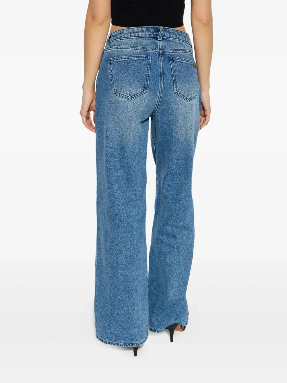RELAXED WIDE LEG JEAN sold by Lord & Taylor product image thumbnail 4