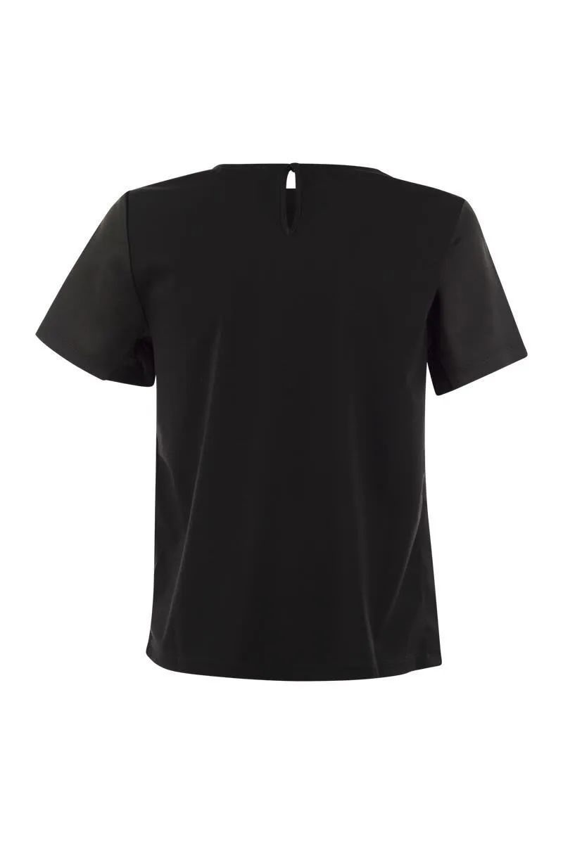 GILBERT - SATIN AND JERSEY T-SHIRT sold by Lord & Taylor product image thumbnail 2