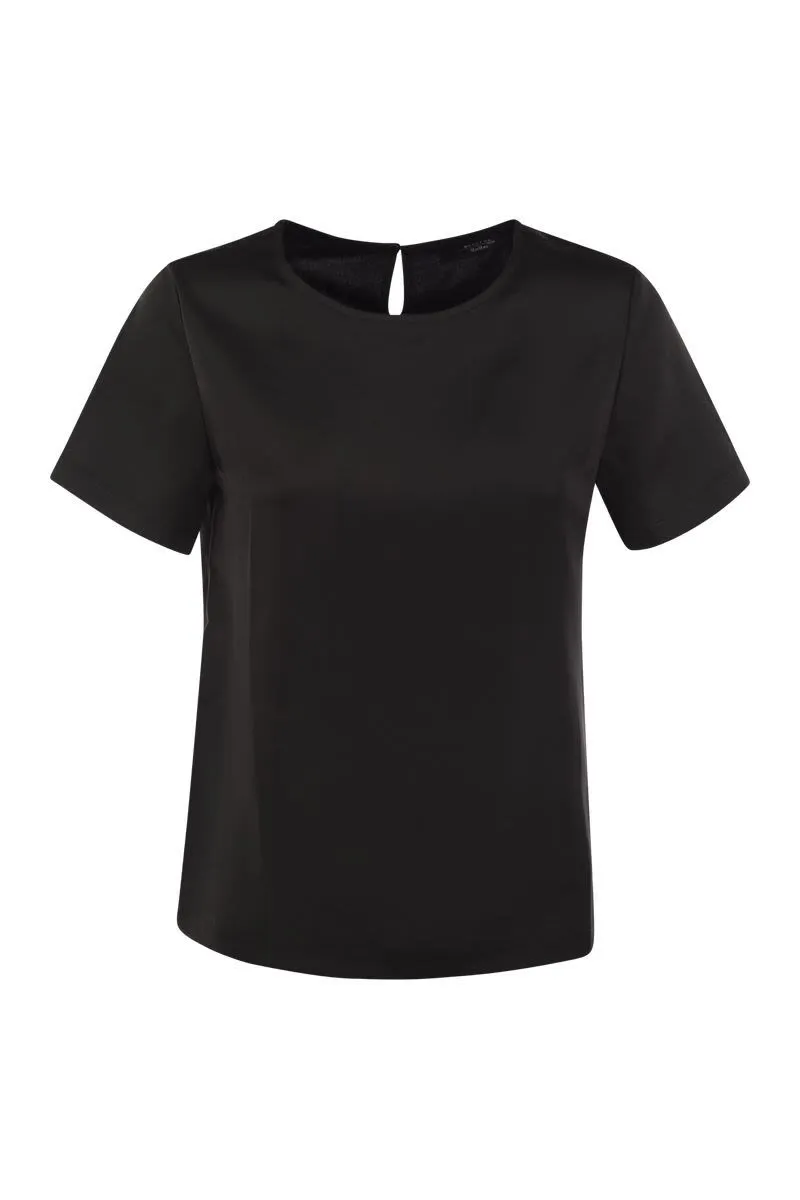 GILBERT - SATIN AND JERSEY T-SHIRT sold by Lord & Taylor