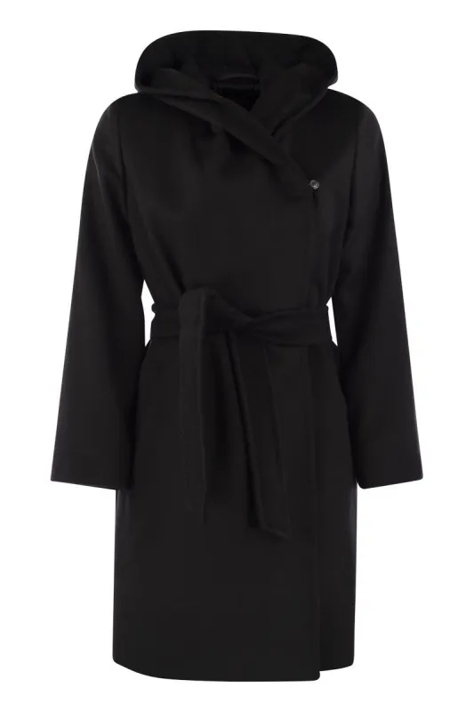 NEWMANG - WOOL COAT WITH HOOD sold by Lord & Taylor