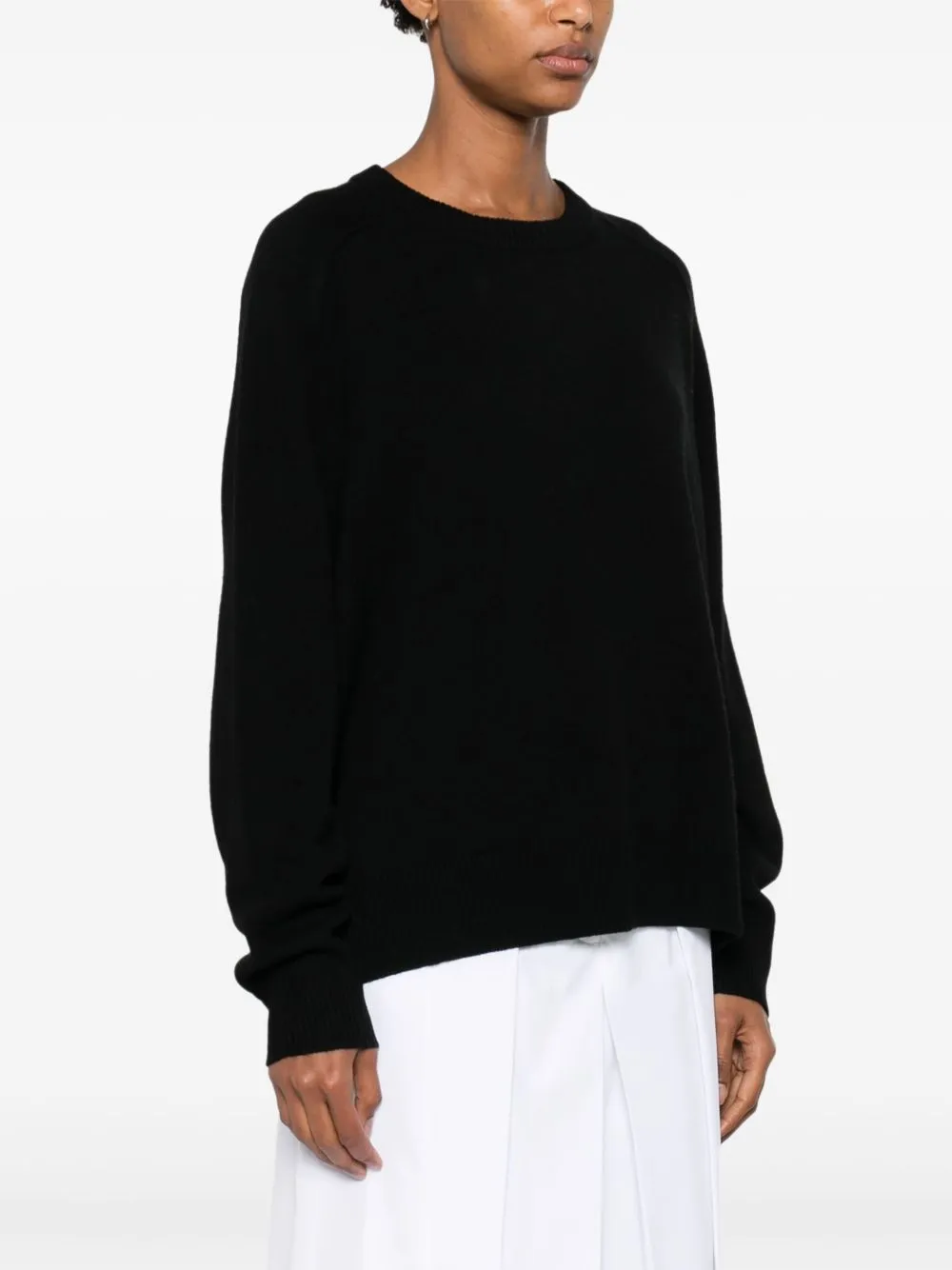 CASHMERE BOYFRIEND CREWNECK JUMPER sold by Lord & Taylor product image thumbnail 3