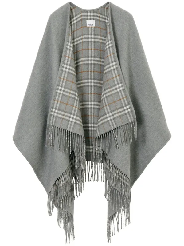 CHECK WOOL CAPE sold by Lord & Taylor