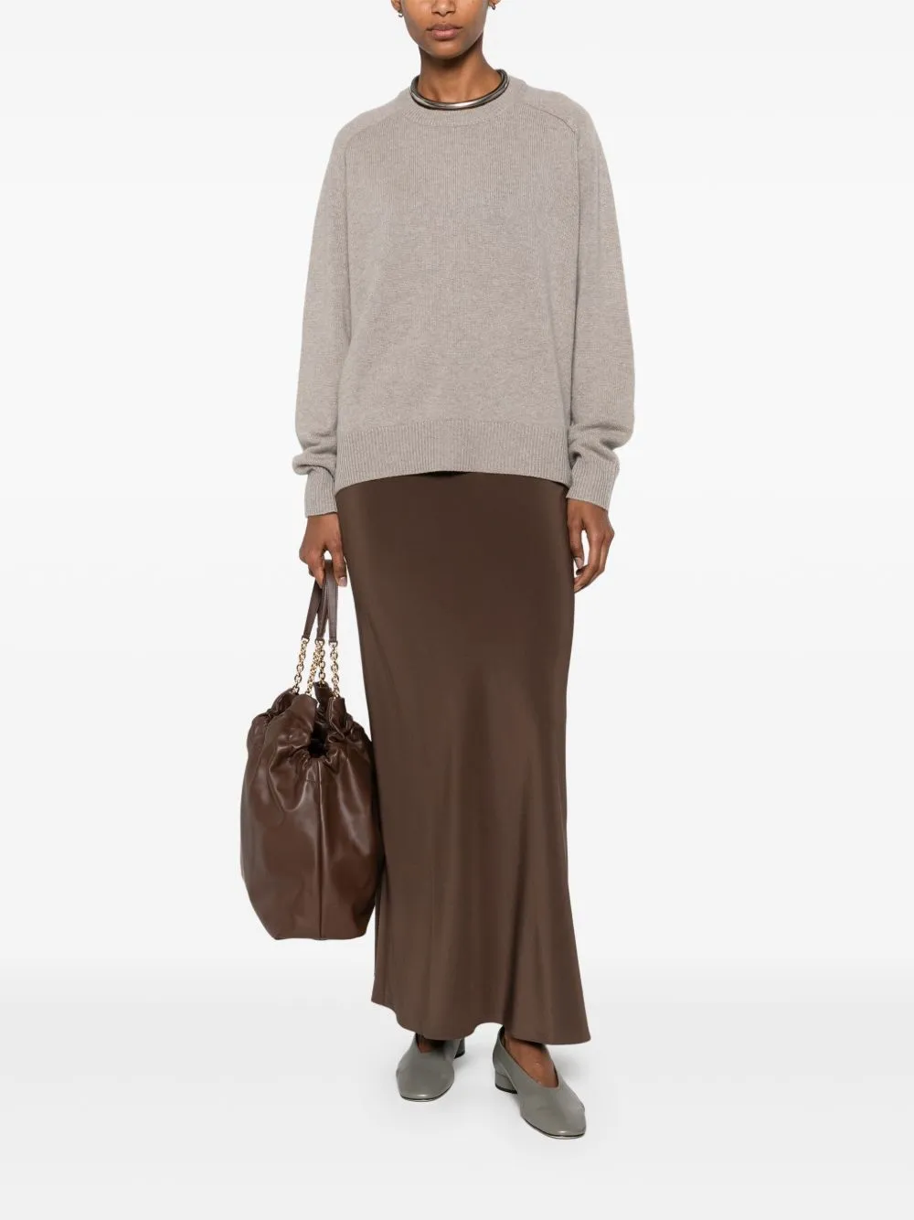 CASHMERE BOYFRIEND CREWNECK JUMPER sold by Lord & Taylor product image thumbnail 4