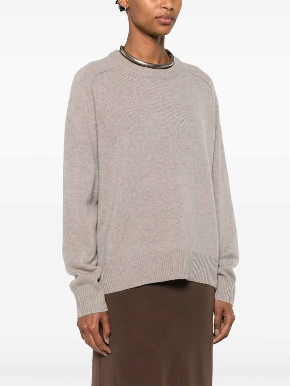 CASHMERE BOYFRIEND CREWNECK JUMPER sold by Lord & Taylor product image thumbnail 3