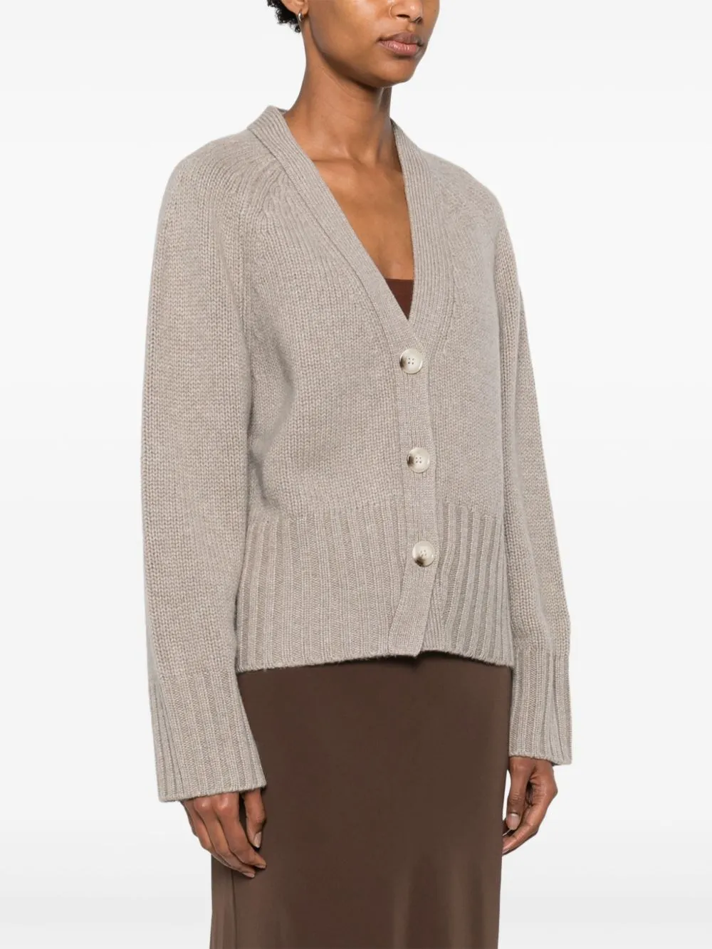 CASHMERE V-NECKED CARDIGAN sold by Lord & Taylor product image thumbnail 4