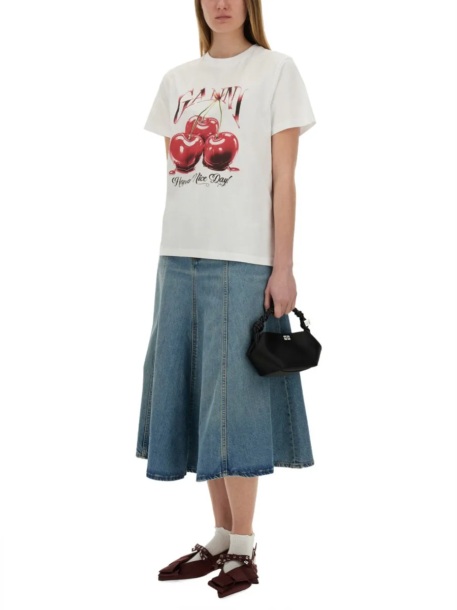 CHERRY ORGANIC COTTON T-SHIRT sold by Lord & Taylor product image thumbnail 2