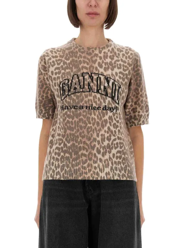 LOGO WOOL T-SHIRT sold by Lord & Taylor