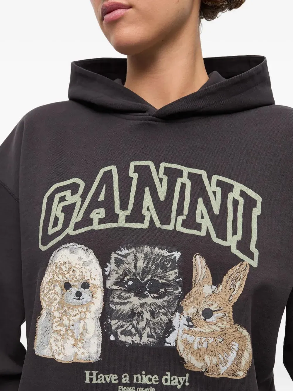 ANIMALS ORGANIC COTTON HOODIE sold by Lord & Taylor product image thumbnail 5