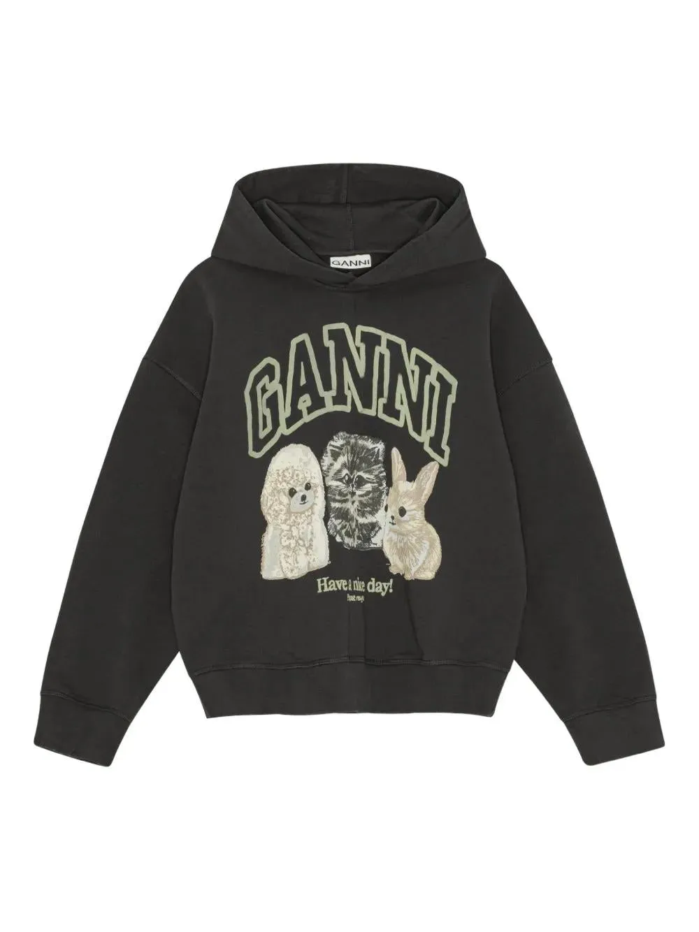 ANIMALS ORGANIC COTTON HOODIE sold by Lord & Taylor