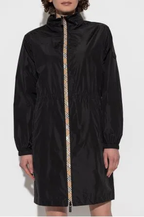 CHECK MOTIF NYLON RAIN JACKET sold by Lord & Taylor product image thumbnail 3