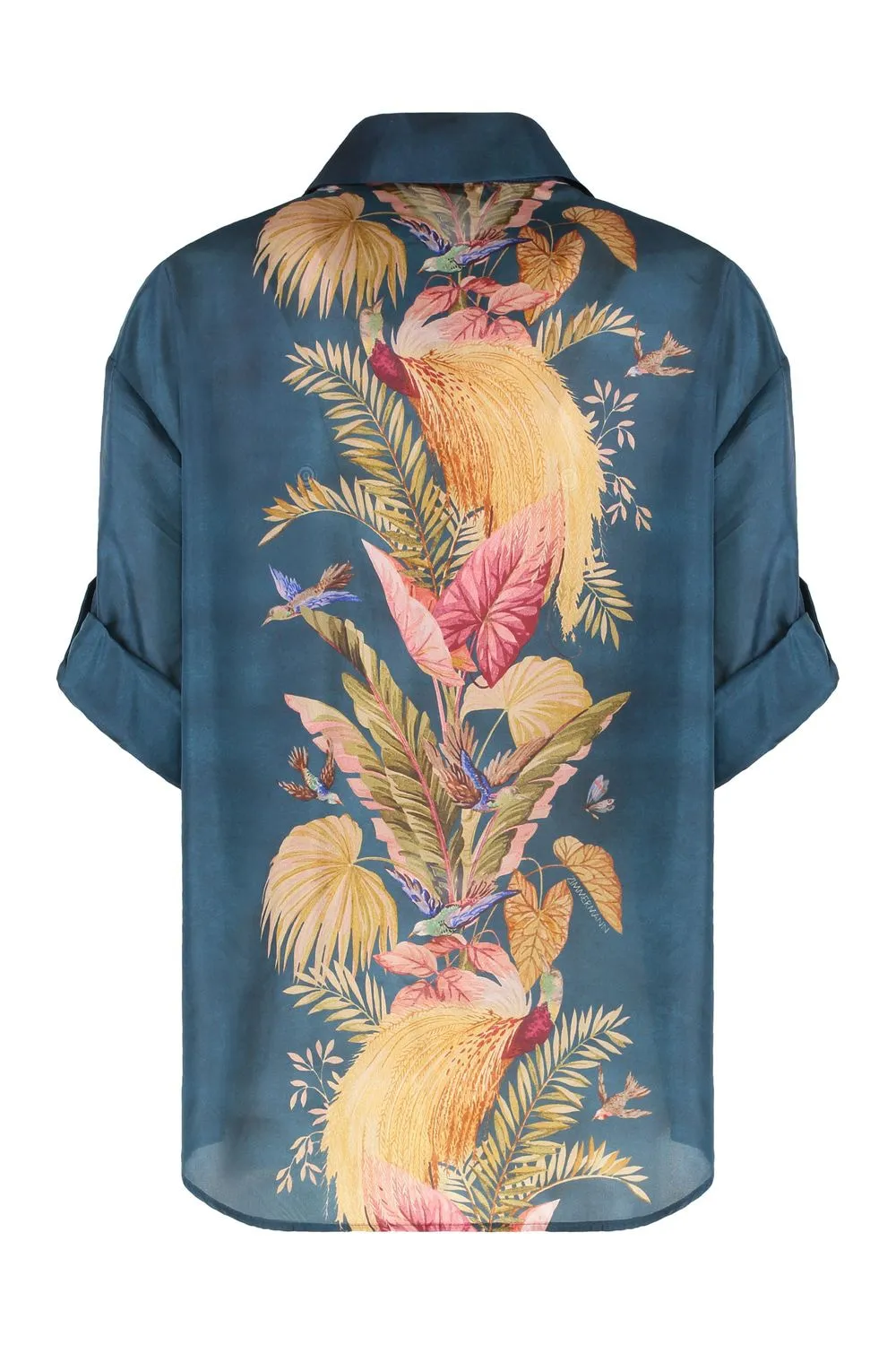 ASCENSION PRINTED SILK SHIRT sold by Lord & Taylor product image thumbnail 2