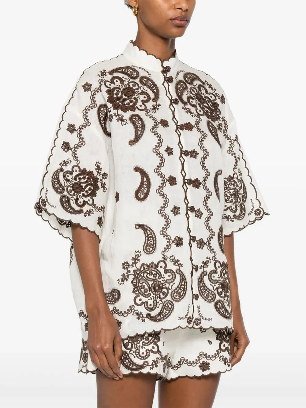 ASCENSION EMBROIDERED SHIRT sold by Lord & Taylor product image thumbnail 3