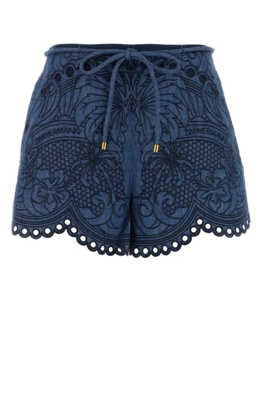 COCO EMBROIDERED DENIM SHORTS sold by Lord & Taylor