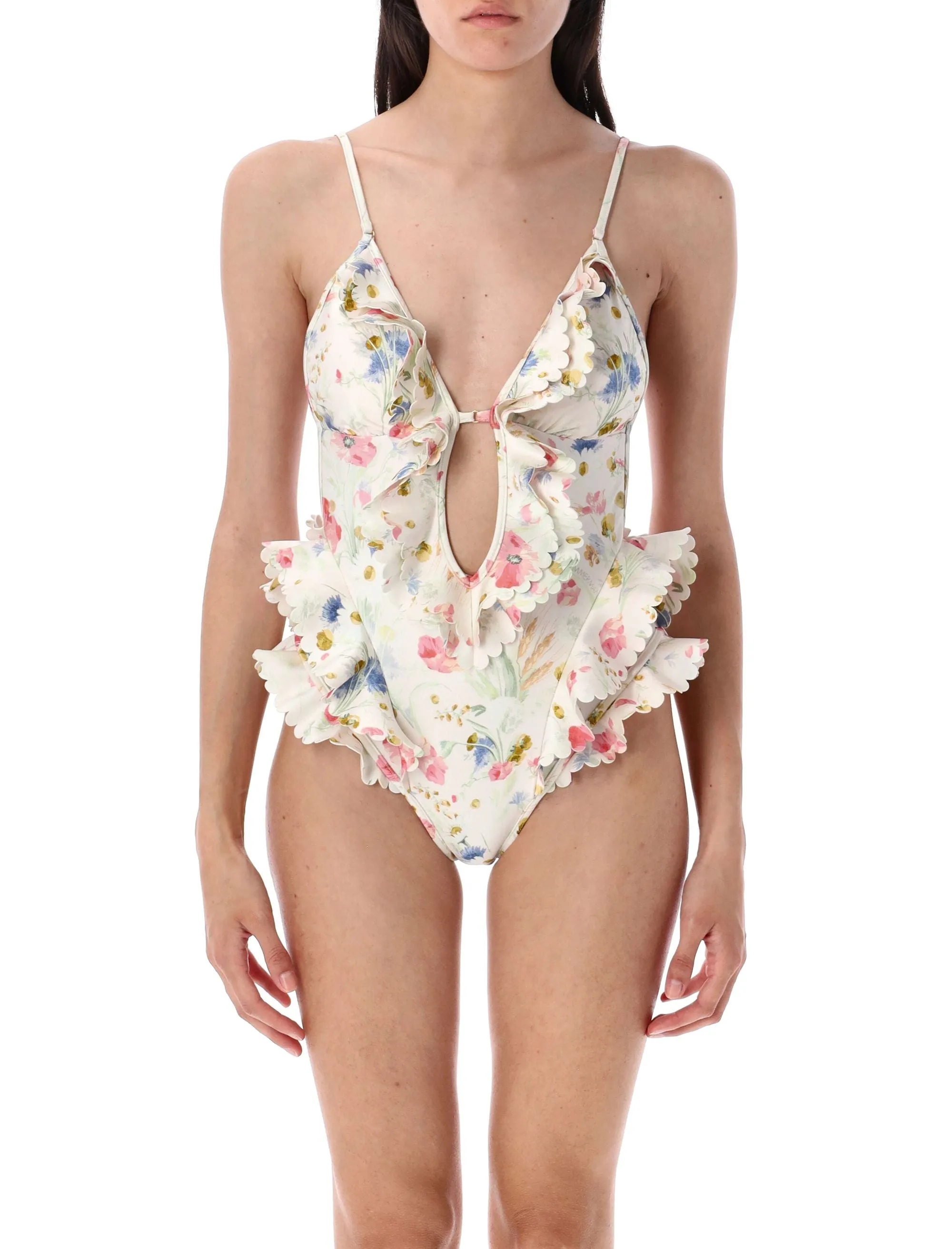 LUCKY PRINTED SWIMSUIT sold by Lord & Taylor