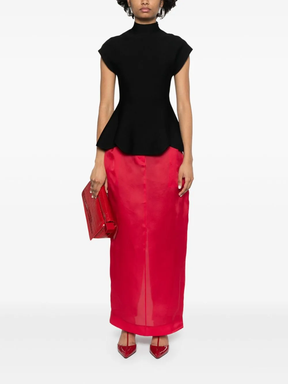 LUCIAN SILK SKIRT sold by Lord & Taylor product image thumbnail 3