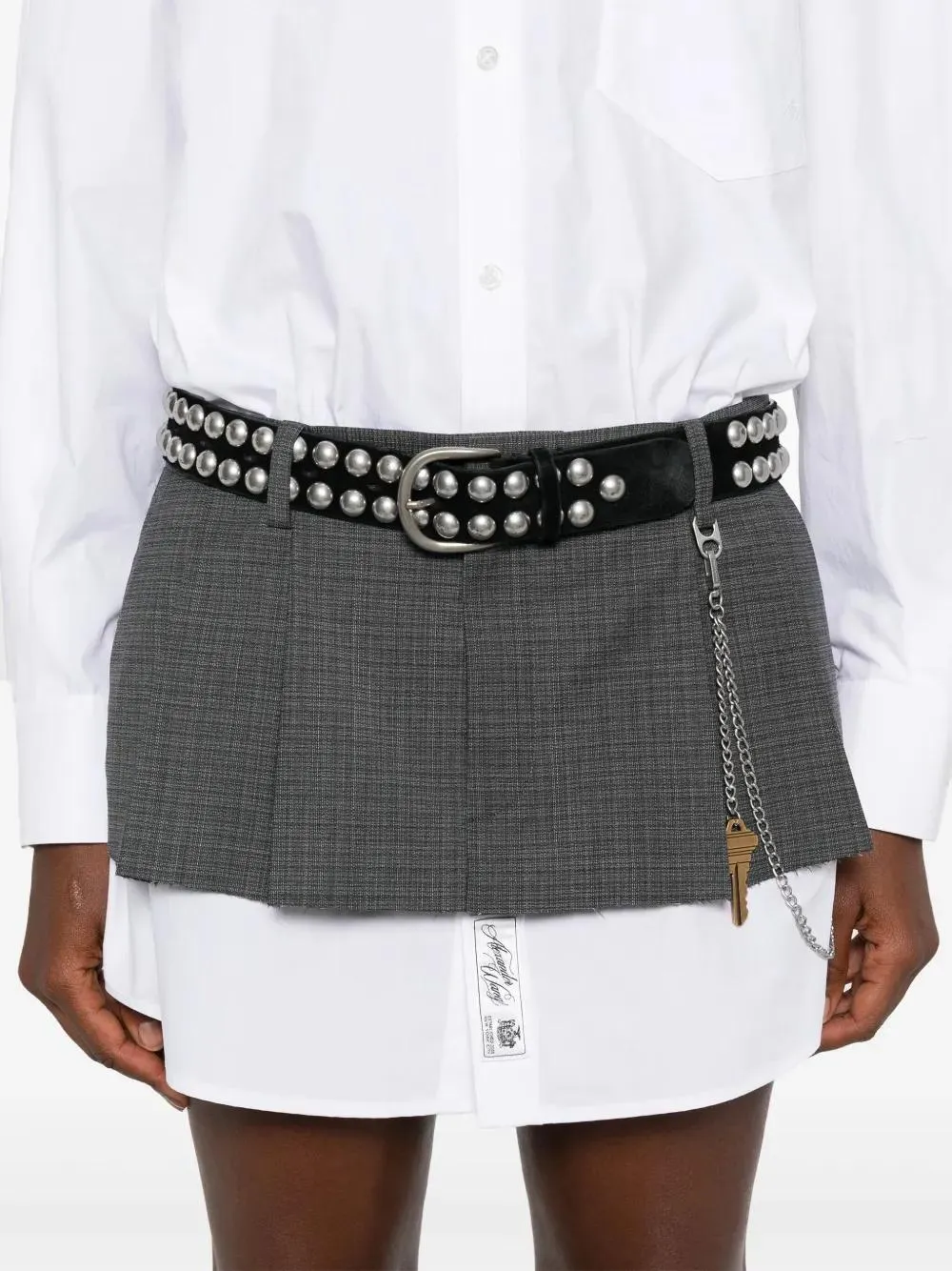PRE-STYLED SHIRT DRESS W/ CHAIN sold by Lord & Taylor product image thumbnail 5