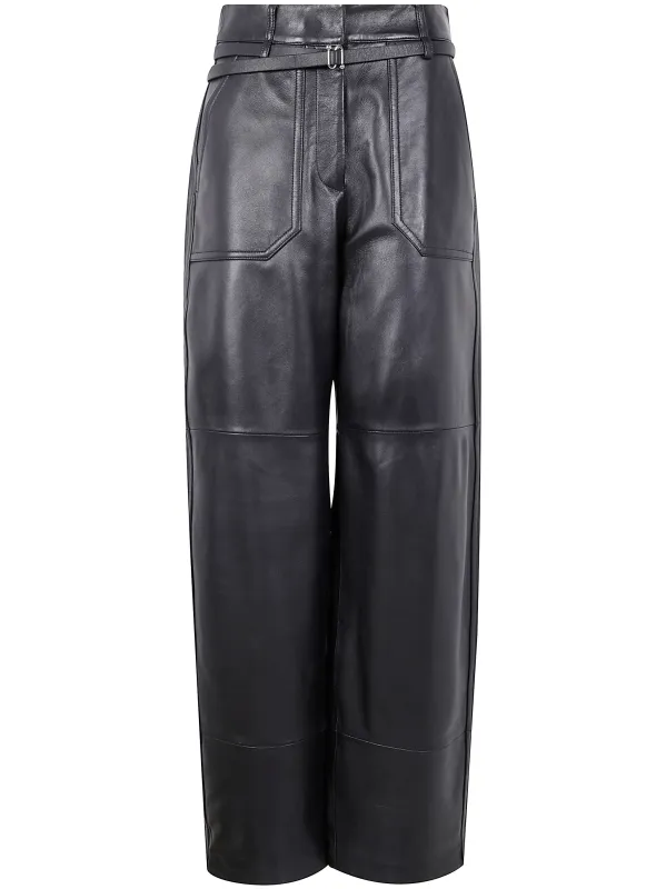 LEATHER "GARBO" TROUSERS sold by Lord & Taylor