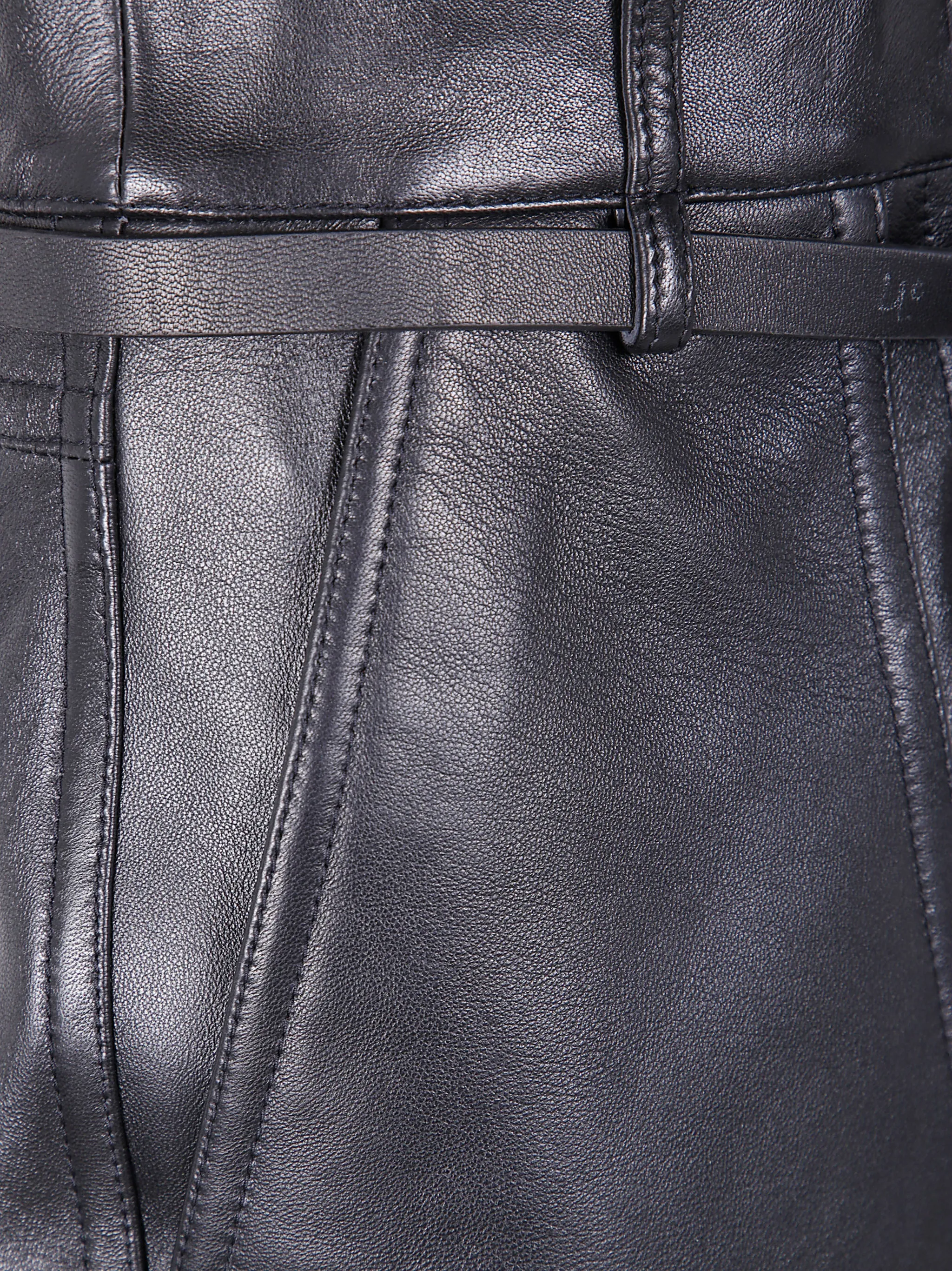 LEATHER "GARBO" TROUSERS sold by Lord & Taylor product image thumbnail 3