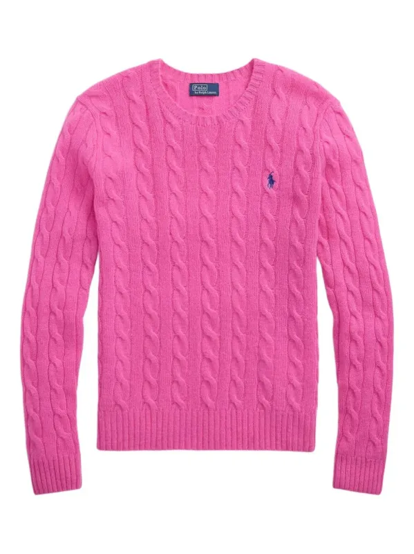 CABLE WOOL AND CASHMERE CREWNECK JUMPER sold by Lord & Taylor