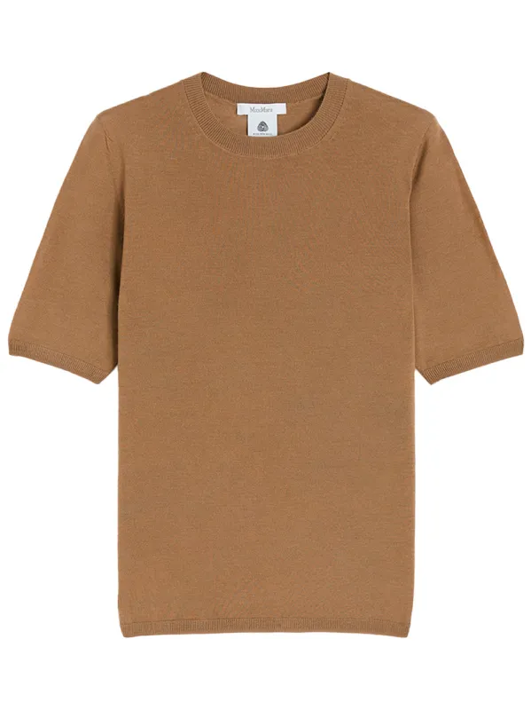 SHORT-SLEEVED BASIC WOOL SWEATER sold by Lord & Taylor
