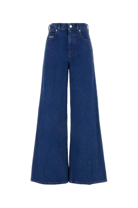DENIM WIDE-LEG JEANS sold by Lord & Taylor