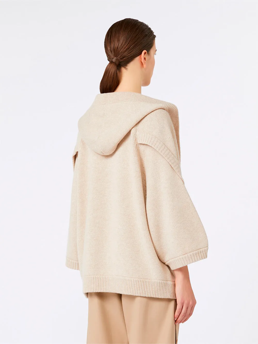 WOOL AND CASHMERE HOODED CARDIGAN sold by Lord & Taylor product image thumbnail 5