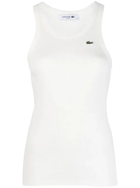 LACOSTE LOGO-APPLIQUÉ KNITTED TANK TOP sold by Lord & Taylor
