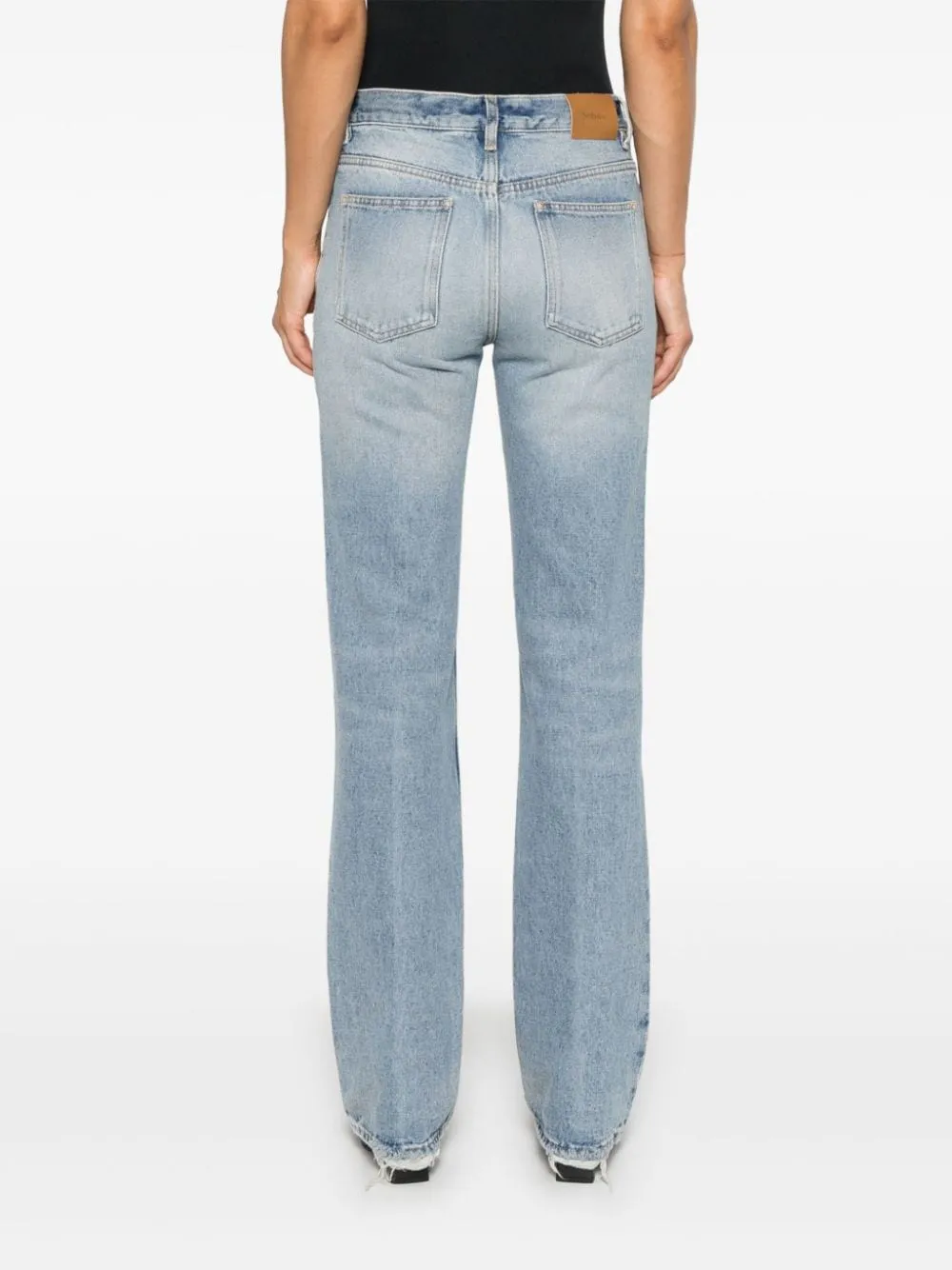 LOW-RISE STRAIGHT-LEG JEANS sold by Lord & Taylor product image thumbnail 5